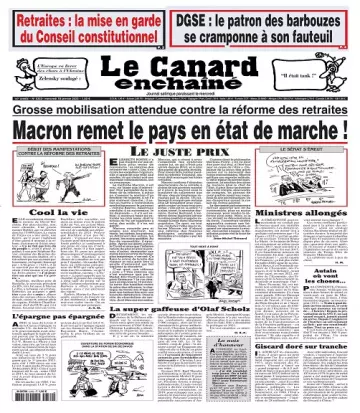 Le Canard Enchaîné N°5332 Du 18 Janvier 2023