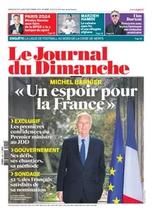 Le Journal du dimanche N.4052 - 9 Septembre 2024