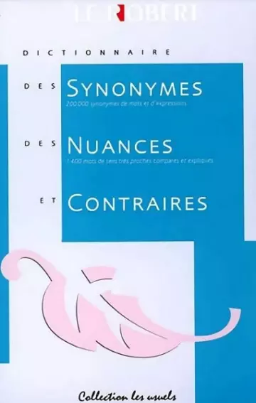 Dictionnaire des synonymes et nuances