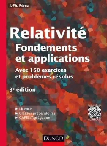 RELATIVITÉ: FONDEMENTS ET APPLICATIONS