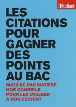 Les citations pour gagner des points au bac