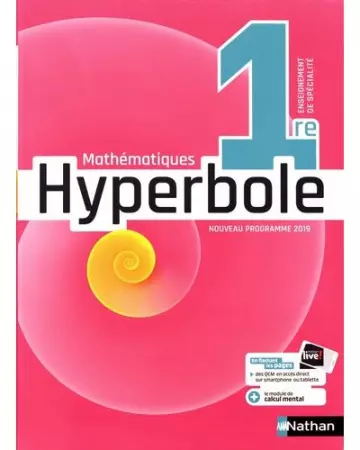 Livre du professeur intégral du manuel Hyperbole 1re - Édition 2019