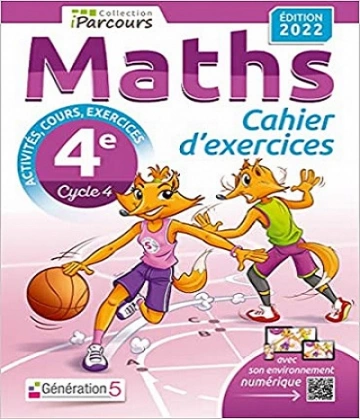 Cahier d’exercices iParcours maths 4e avec cours