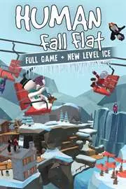 Human fall flat ice