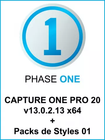 CAPTURE ONE PRO 20 V13.0.2.13 + PACKS DE STYLES